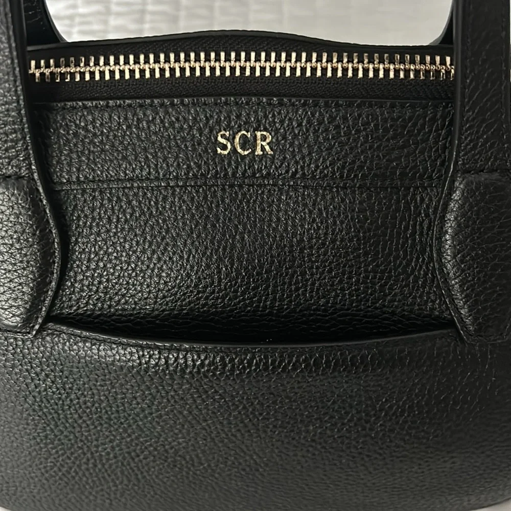 Henri Bendel Black Satchel Handbag - Picture 7 of 16
